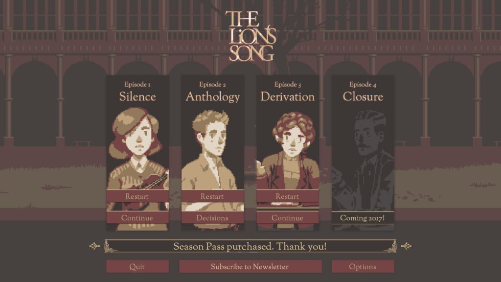 Portada de The Lion’s Song: Episode 1 – Silence