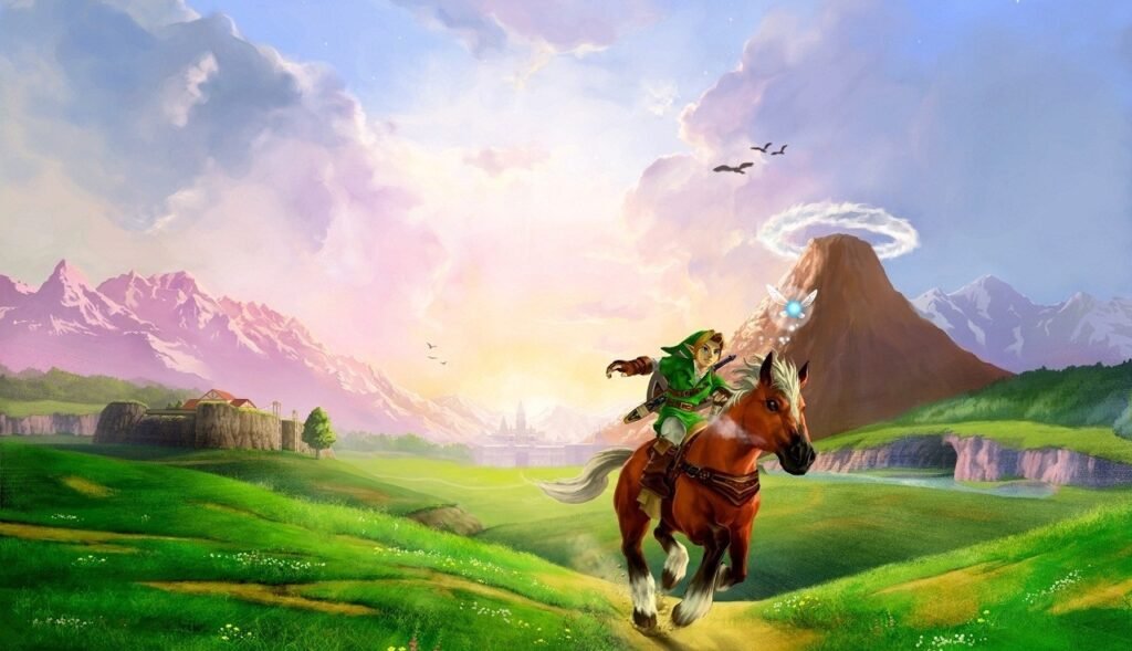 Portada de The Legend of Zelda: Ocarina of Time (1998)