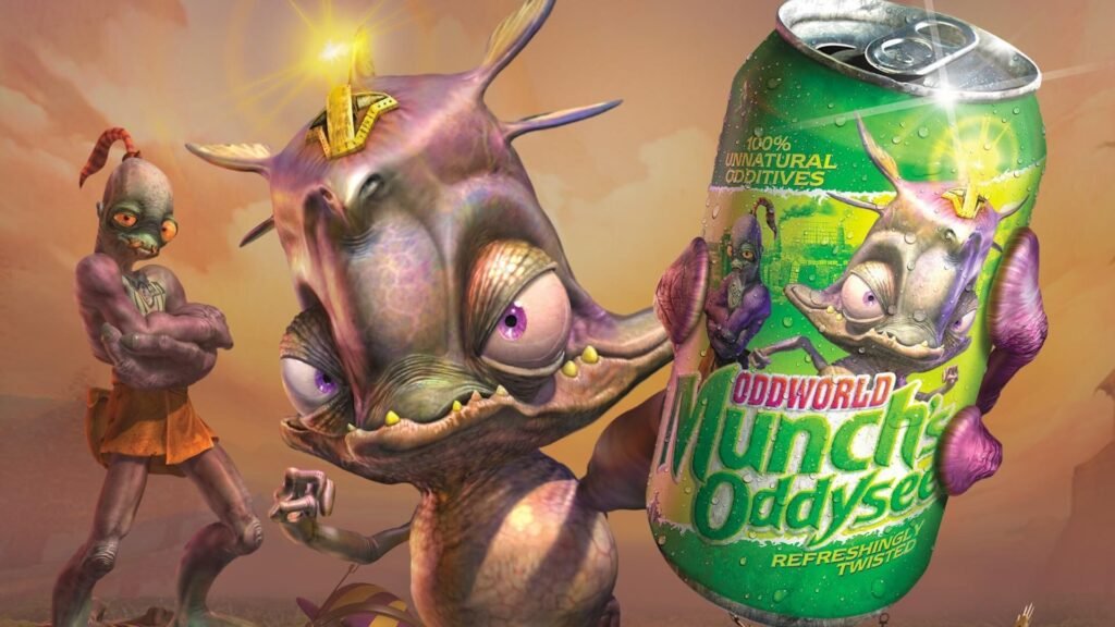 Portada de Oddworld: Munch’s Oddysee (1997)