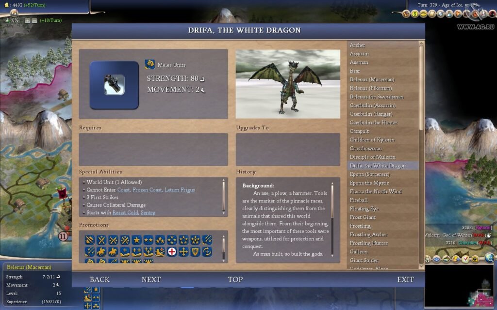 Portada de Civilization IV: Beyond the Sword
